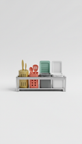 Stainless Steel Modular Countertop Rack