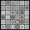 36 Pack Mandala Stencils (3.6x3.6 Inch) Dotting Painting Template Stencil Set for Perfect DIY Art Projects Wood Wall Floor Fabric Furniture Tile Christmas Gift (Reusable)