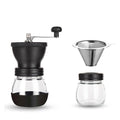 Ceramic Bean Coffee Grinder - Kitchen Manual Grinder with Compact Design