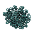 50 PCS Plastic Greenhouse Hook Plant Flower Hanger (Green)