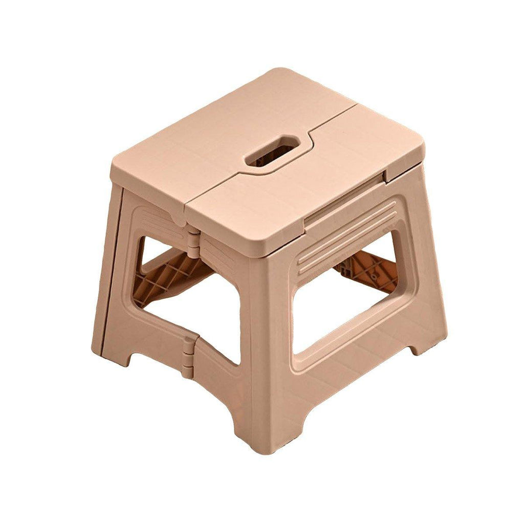 Portable Adjustable Folding Plastic Stool Retractable Outdoor Fishing Chair - Grey